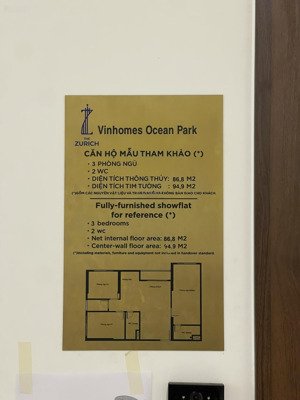 rẻ nhất thị trường. 3 phòng ngủ zurich 2, giá 6,780 tỷ. diện tích 92m2