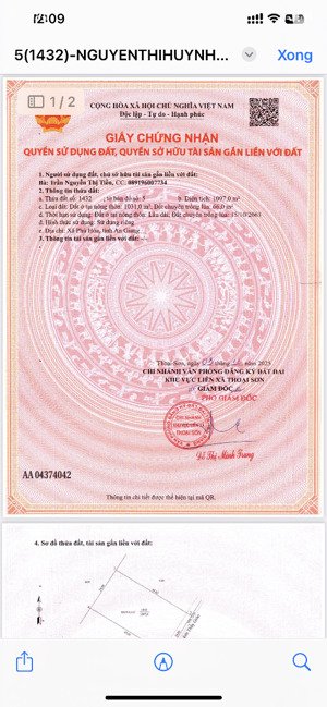 e long bán 3671 m2 đất thổ cư. cách long xuyên 7km