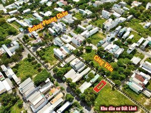 bán đất đối diện công viên tái định cư đất lành, vĩnh thái, nha trang, khánh hòa