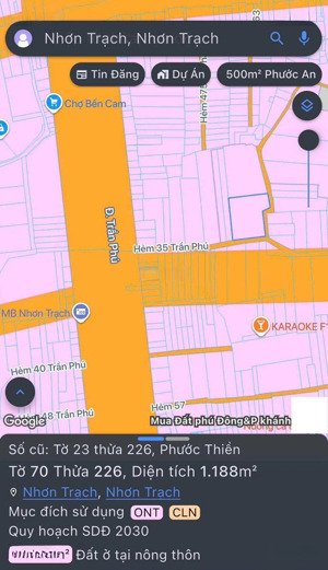 bán đất tại xã phước thiền, giao dịch ngay, sổ cất két, đầu tư sinh lời nhanh, chớp cơ hội ngay