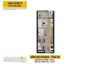 bán nhanh căn studio của sun hòa xuân giá chuẩn như đang đăng (giá từ cđt)