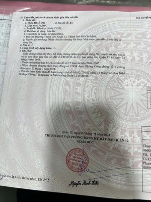 bán gấp đất thổ cư tại thạnh lộc 17, 4,2 tỷ, 52m2, pháp lý đầy đủ