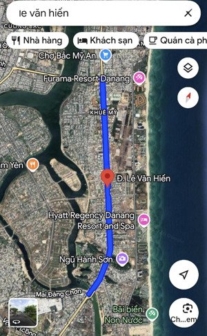 bán lô đất trục đường huyết mạch mtkd lê văn hiến, ngũ hành sơn