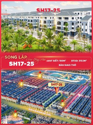 bán nhanh siêu phẩm song lập san hô 15om2 view công viên chuẩn nghỉ dưỡng