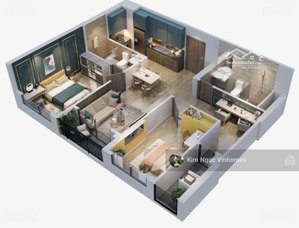 bán nhanh căn 2pn diện tích lớn 79m2 view nội khu đài phun nước giá chưa đến 5 tỷ ,nhận nhà 2026