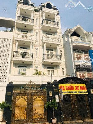 cho thuê tòa chdv phan huy ích - 6 x 25 - 6 tầng có thang máy -full nội thất -có pccc -85tr/th