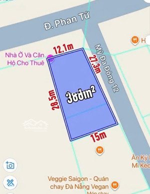 hàng hiếm: góc 2 mặt tiền đường phan tứ & mỹ đa đông 12 ( chính chủ thiện chí bán nhanh )