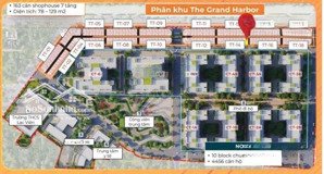 sở hữu ngay shophouse xẻ khe 78m2 nội khu grand harbor - hp, sổ đỏ lâu dài, giá cực tốt