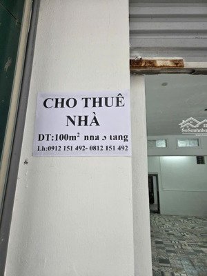 cho thuê nhà riêng 2.5 tầng diện tích 100m2 mặt đường tại thanh xuân