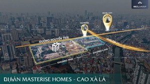dự án chung cư cao cấp masterise homes tại dự án vin cao xà lá. vị trí đất vàng tại hà nội