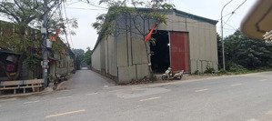 cho thuê kho xưởng đại lộ thăng long, an khánh, dt 560m2, căn góc, điện 3fa, xe công vào, xuất vat