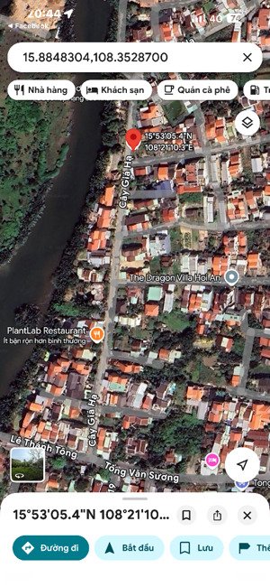 mặt tiền đường cây giá hạ diện tích nhỏ