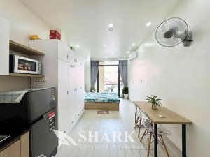 căn hộ cho thuê ban công thoáng full nội thất ở nguyễn văn đậu, bình thạnh gần chợ bà chiểu giáp q1