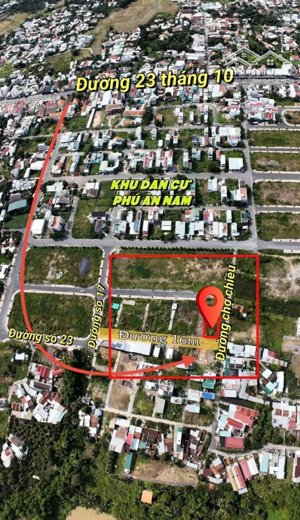 bán lô đất diên an 61.6m6 giá 1.6 tỷ mặt tiền đường chợ chiều