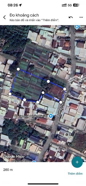 bán đất mặt tiền trung đông 8, hóc môn, giá 15tr/m2