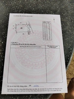 bán đất tc 107m2 ngang 20.5m tổng diện tích 575.5 m2