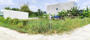 giá ưu đãi 1,4 tỷ - lô đất 2 mặt tiền xã phước vân, cần đước, long an. dt 201m2, full thổ cư