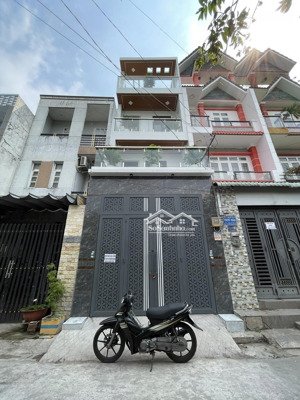 bán nhà mới 4 tầng hẻm nhựa 8m hương lộ 2, bình tân diện tích: 4x15.5m (62m công nhận đủ)