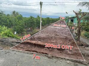 Bán đất mặt tiền ĐT 818 , xã Tân Thành, Thủ Thừa tdt 1000m2 ( 200m2 thổ ) giá 2,7 tỷ