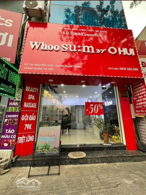 cho thuê mbkd nguyễn trãi, thanh xuân dt 100m x5 tầng , mt 6m, cạnh royal city, kinh doanh sầm uất.