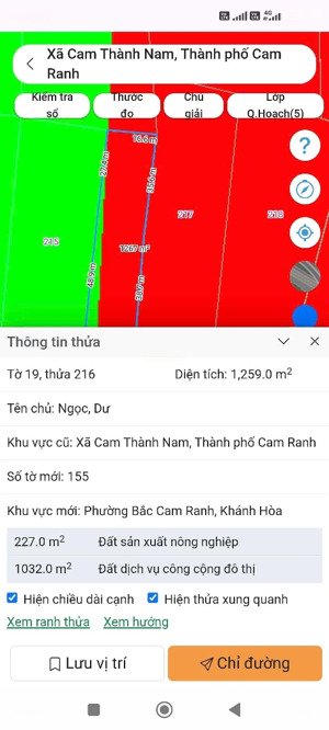 bán đất 1.259m2 thôn hòa do 7 cam thành nam bắc cam ranh khánh hòa