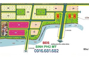 cần bán nhanh nền nhà phố view rạch công viên trước sau, dt 7x28(196m) giá 60tr/m