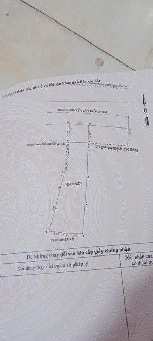 bán nhanh lô đất nở hậu p.dĩ an 100m2 đường nhựa chỉ 4,05 tỉ - tiện xây hoặc kinh doanh