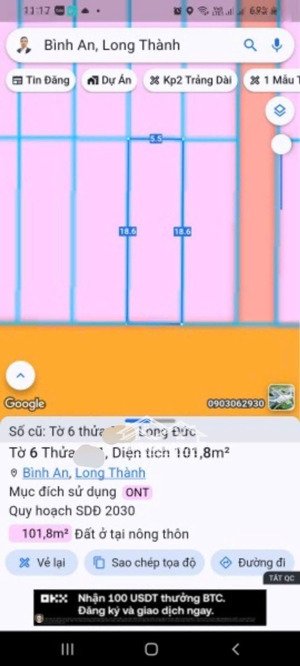 cần tiền gấp, cắt lời bán giá 2 tỷ 50tr. lô đất dự án gem sky word. long đức. long thành.