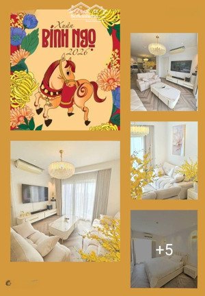 *** bán căn hộ nội thất siêu đẹp: dt 105m2 3 phòng ngủ. giá 5.5 tỷ.