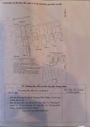 căn mặt tiền đường đào duy từ q10 đối diện coop.mart , dt 4,5x17m, giá 29 tỷ tl
