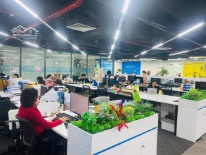 cho thuê sàn văn phòng 368m2 sẵn nội thất tại diamond flower mặt phố lê văn lương giá 250k/m2