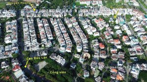 còn căn duy nhất - căn biệt thự kế bên cv cao đức lân - 3 tầng- 10x21m - hđt: 75tr - giá 51,8 tỷ