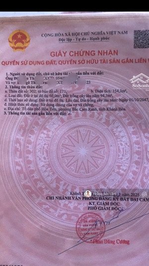 bán đất cam ranh - cách sân bay 5km và ngã ba mỹ ca - đầu tư sinh lời bền vững