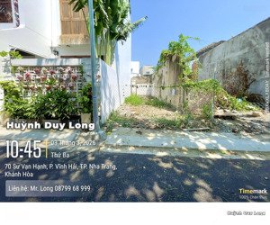 kẹt tiền cần bán lô đất khu at phường bắc nha trang chỉ 4 tỷ 200 triệu