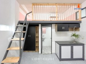 duplex 25m2 ở được nhiều người gần chợ hạnh thông tây - công viên phần mềm quang trung