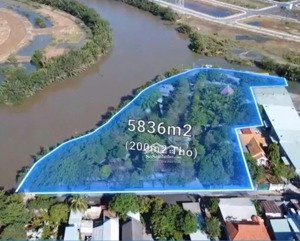 bán 9,000m2 đất tặng quần thể biệt thự sân vườn mặt tiền đường chính gò cát & mt sông gần 100m q9