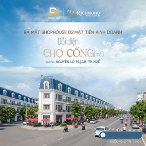 40 căn phú xuân city 2 mặt tiền kinh doanh đường nguyễn lộ trạch view chợ cống