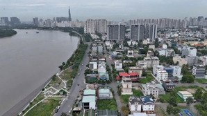 bán đất nền dự án kdc huy hoàng p. thạnh mỹ lợi quận 2. đất góc hai mặt tiền. dt 267m2 giá 420tr/m2