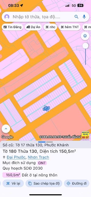 bán nhà trục đường chính khu tđc phước khánh đồng nai , dt 7x20 , hướng đông nam ,đối diện trường