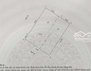 (3 mặt tiền oto tránh) tô vĩnh diện, thanh xuân 96m2 mặt tiền: 9.5*10.5m lô góc, giá bán đất