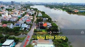 bán đất mặt tiền sông sài gòn, gigamall thủ đức ngang 18m, hướng đông nam , giá đầu tư.