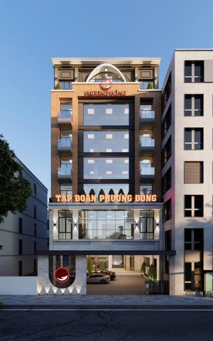 cho thuê nguyên tòa văn phòng 8 tầng cao cấp dt xd ~2.760m² 499 triệu/tháng