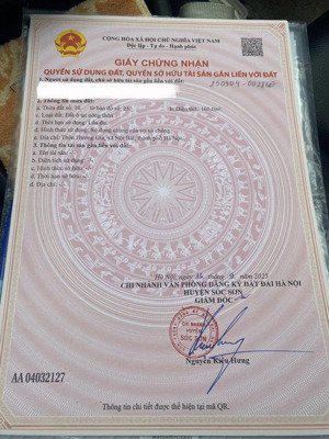 bán đất đẹp tại xã nội bài, hà nội, 3,6 tỷ, 80m2, pháp lý đầy đủ