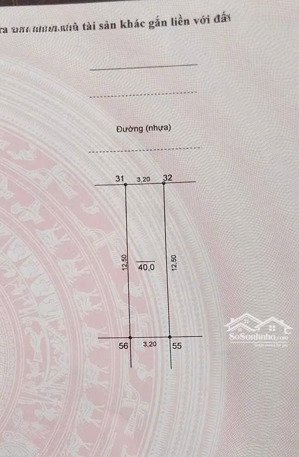 bán đất tái định thôn quỳnh đô, giá siêu hời chỉ 7 tỷ:40 m2.thuộc khu a vin olympic.tổ hợp ga ngọc