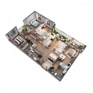 sống chuẩn resort tại hinode royal park gđ2 chỉ 20% sở hữu căn hộ view hồ trung tâm