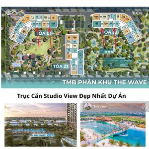 quỹ căn studio - view hồ đẹp nhất dự án masteri grand coast tháng 3/2026