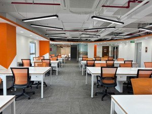 không gian làm việc chuẩn doanh nghiệp rộng rãi, hiện đại, view đẹp