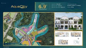 chuyển nhượng nhà phố khu tai thỏ - aqua city chính diện trường học giá: 6.9 tỷ bao phí 
