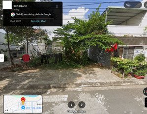 bán lô bàu cầu 12 -gần chợ hòa châu. dt 80m2 hướng đông nam giá 4ty090 lh 