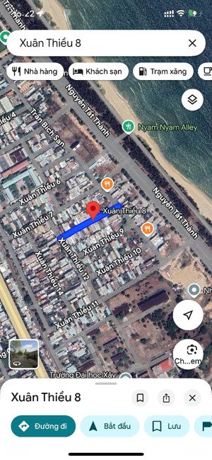 cần "bán nhanh" đất xuân thiều 8, vị trí sát biển nguyễn tất thành!